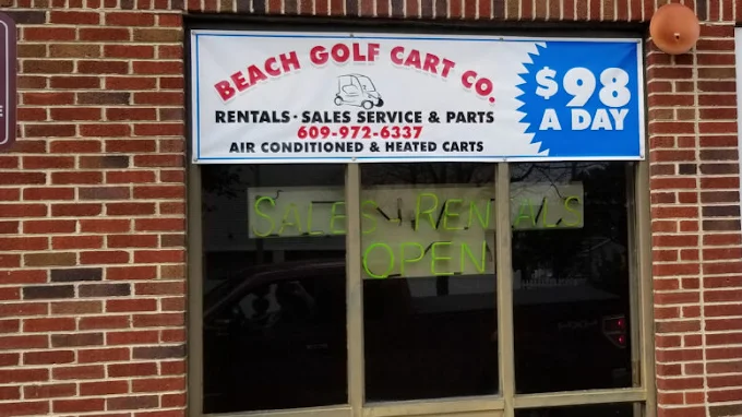 Beach Golf Cart Co storefront banner